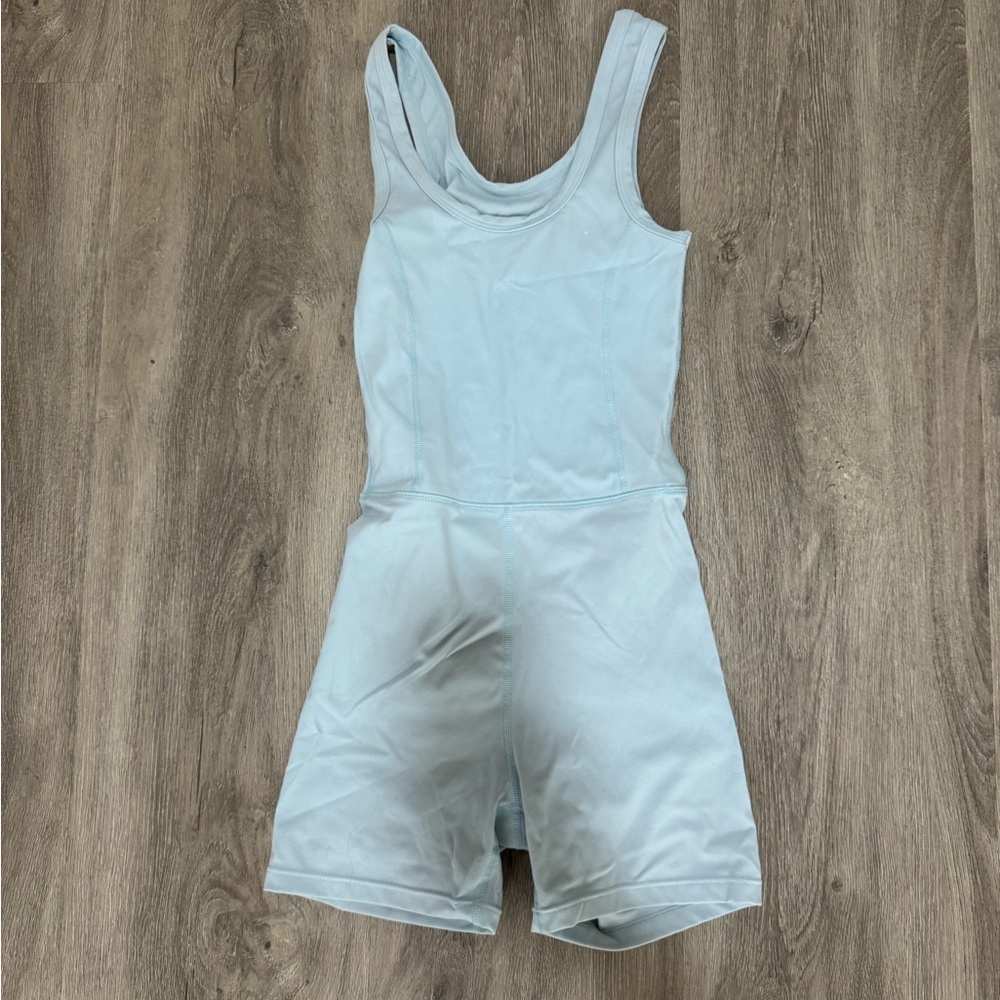 SET Active Light Blue Athletic Jumpsuit Romper